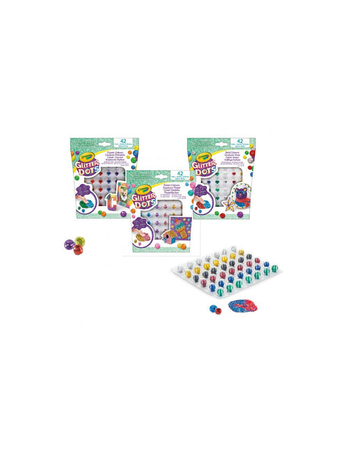 Crayola Glitter dots Assortiti - 1 pezzo
