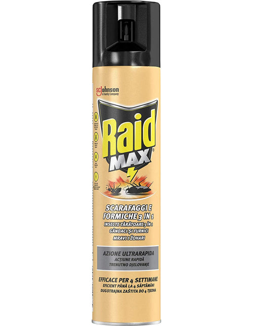 Raid Max Scarafaggi e Formiche 3 in 1 300ml