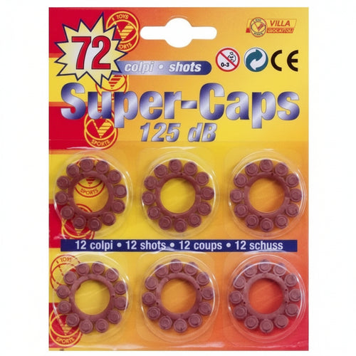 VILLA GIOCATTOLI cartucce 12 colpi Proiettili giocattolo