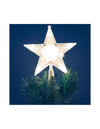 Stella Puntale albero di natale con 10 led a Batteria 3xAA 1,5V