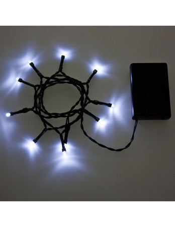 Filo 10 luci Led 24915 bianco fisso a batteria