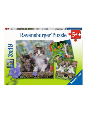 Ravensburger Gattini Tigrati Puzzle 3x49 pz