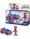 Hasbro Spidey e i Suoi Fantastici Amici - Spidey e Web-Crawler, action figure e veicolo, per bambini dai 3 anni in su