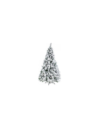 Albero di natale D. 90 x h. 150 cm Bizzotto Christmas decor CERMIS Verde innevato