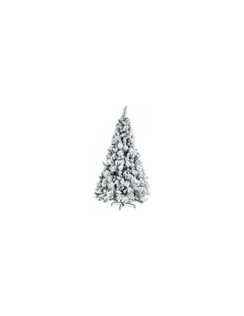Albero di natale D. 90 x h. 150 cm Bizzotto Christmas decor CERMIS Verde innevato