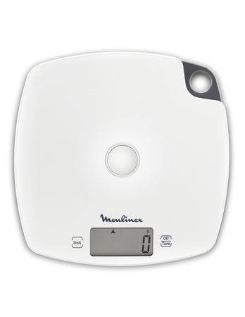 Moulinex BN1000 Grigio, Bianco Quadrato Bilancia da cucina elettronica