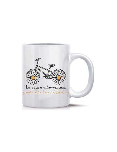 Tazza mug Marpimar 21TT11 GOOD MORNING La Vita  Un\'Avventura...