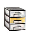 STANLEY Porta minuteria Large 3 Cassetti ESSENTIAL Nero, Giallo e Trasparente 34 x 25 x 32,3 cm STST40712 1