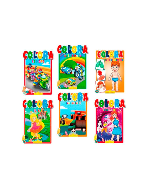 Hedison Editrice Libri da Colorare Serie Coloro Assortiti