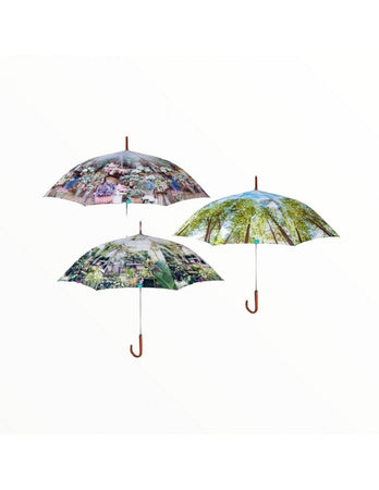 Perletti Ombrello donna Automatico Paesaggio Assortito