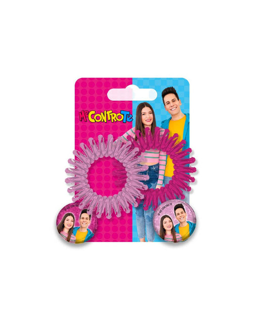 Me Contro Te Elastico per Capelli Spirale Confezione da 2 PZ