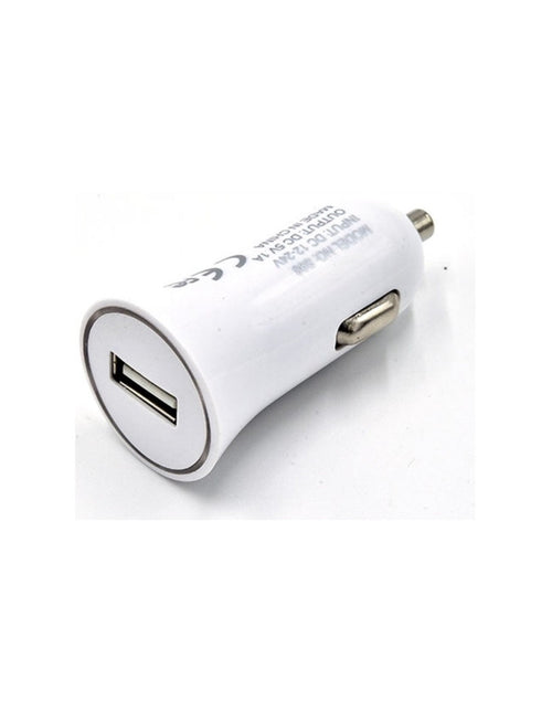 EMA Distribution Alimentatore Auto 1 USB 1 A Bianco