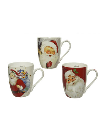 Tazza in porcellana con Babbo Natale
