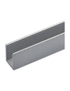 Profilo canalina Tipo 'U' mm8x8x1mt col.argento