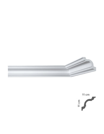 Cornice Decorativa per Soffitto Mod. I790 Dimensioni 110 x 110 mm