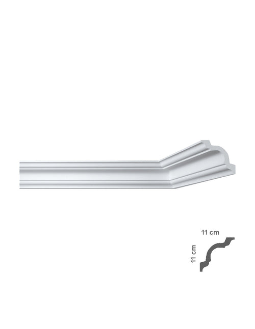Cornice Decorativa per Soffitto Mod. I790 Dimensioni 110 x 110 mm