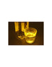 2 PZ Luci Led Sotto Bottiglia Vino Grappa Sotto Bicchiere Colore Giallo Yellow Luminoso Per Bar Pub
