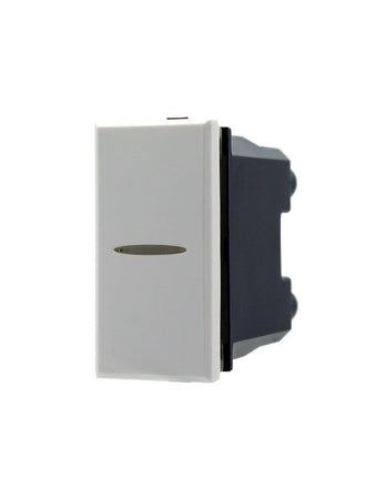 SANDASDON Deviatore Assiale 1P 16A Unipolare Bianco Compatibile Con Bticino Axolute