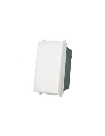 SANDASDON Deviatore 1P 16A Unipolare Bianco Compatibile Con Vimar Plana