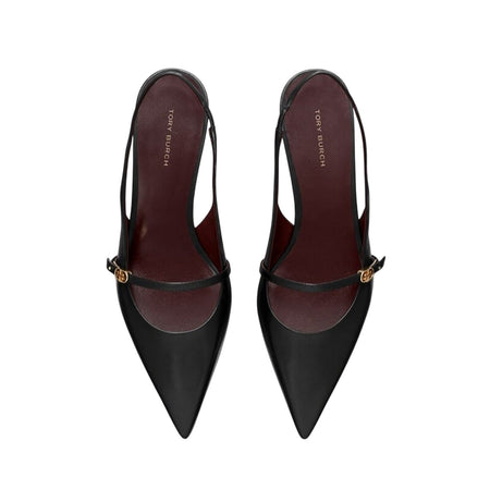 TORY BURCH scarpe con tacco donna tory burch - double t buckle mary jane 45mm - nero da donna