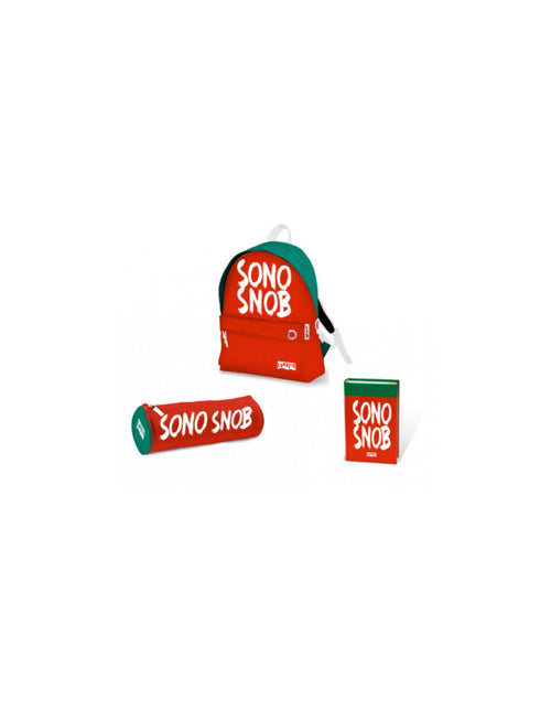 Zaino Sono Snob Con Astuccio E Diario