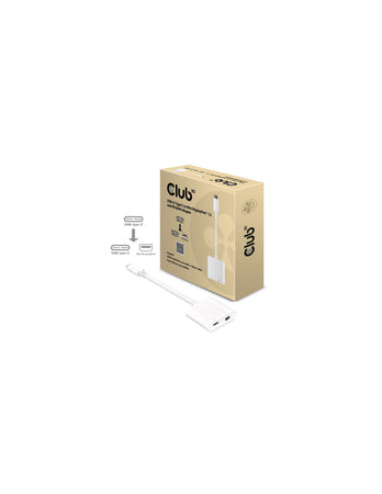 CLUB3D USB 3.1 Type C to Mini DisplayPort 1.2 e PD 60 W Adapter