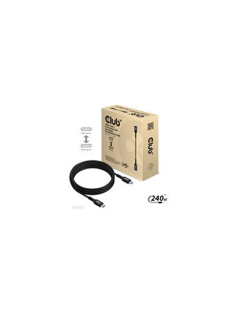 CLUB3D USB 2.0 Type-C Bi-Directional Cable Data 480Mb Pd 240W(48V/5A) EPR 2m