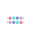 DUDECOR WALLSTICKER PALLINE MULTICOLORE 65X20 CM