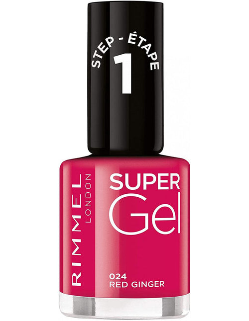 RIMMEL SMALTO SUPER GEL 024 RED GINGER 12 ML