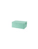 Compactor Box Portaoggetti in tessuto Aqua Green 70x50x30 cm
