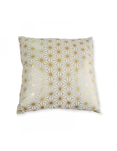 Cuscino Skylight con geometrie dorate Potiron Paris