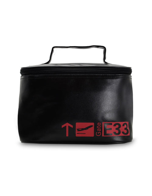 Beauty Case da Viaggio Gate E33 Potiron Nero