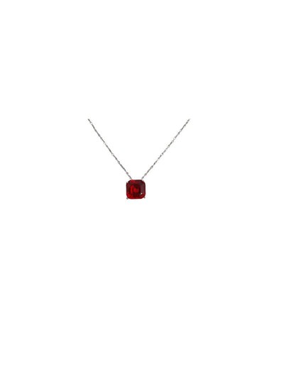 COLLANA CON CIONDOLO ROSSO SWAROVSKI