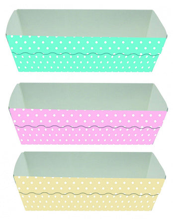 Set di 5 Stampi in Carta per Plum triplica strato cerato 13,5 x 6,5 x 4,5 cm Fackelmann