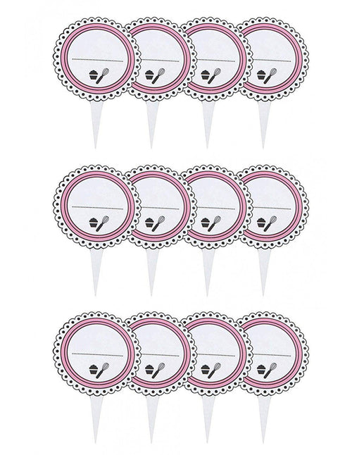 Decorazione per Cup Cake/Muffin,12 Pezzi di Carta Fackelmann