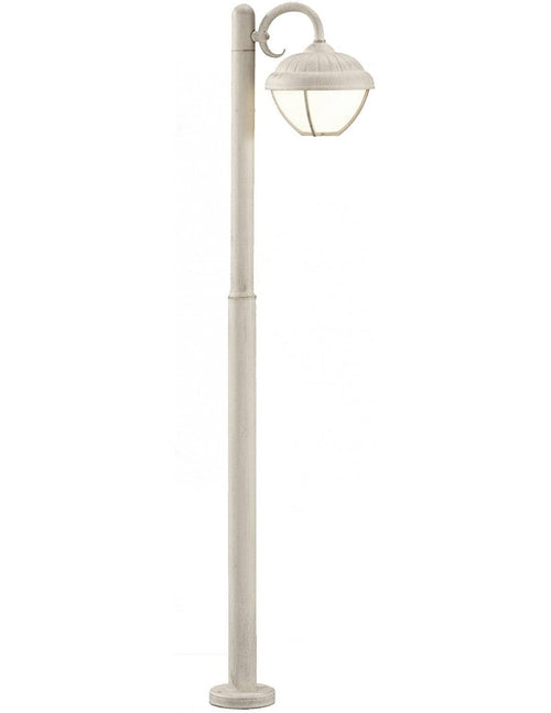 Luce LED Esterna in Alluminio, 6 W, 110 cm, Bianco [Classe di efficienza energetica A]