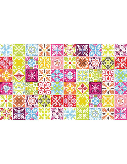 Set di 60 adesivi murali Ambiance Vintage ArabeschI, 15  15 cm 0303