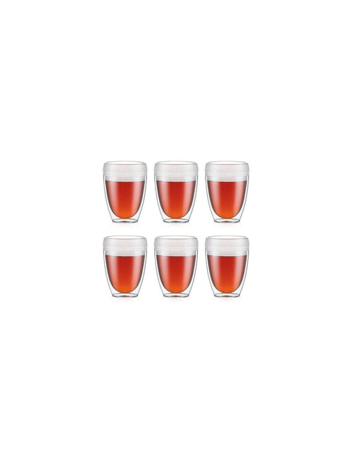 Bodum PAVINA Outdoor Set di 6 bicchieri di plastica a doppia parete, 0,35 l