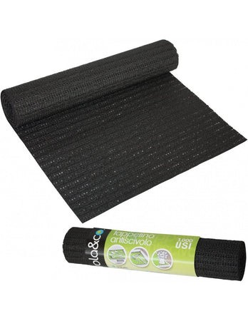 So.di.fer Tappetino Antiscivolo 1000 Usi 30x150 cm Nero