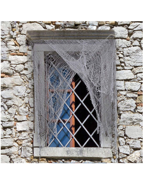 Halloween Tenda stracciona grigia h.cm. 200 x 75