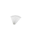 Ideale Set 10 spiedini corti in acciaio inox