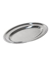 VASSOIO PORTATA OVALE EASY IN ACCIAIO INOX 30X21 CM