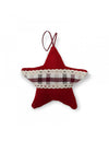 Stella decorativa in tessuto 11 cm