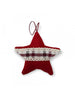 Stella decorativa in tessuto 11 cm