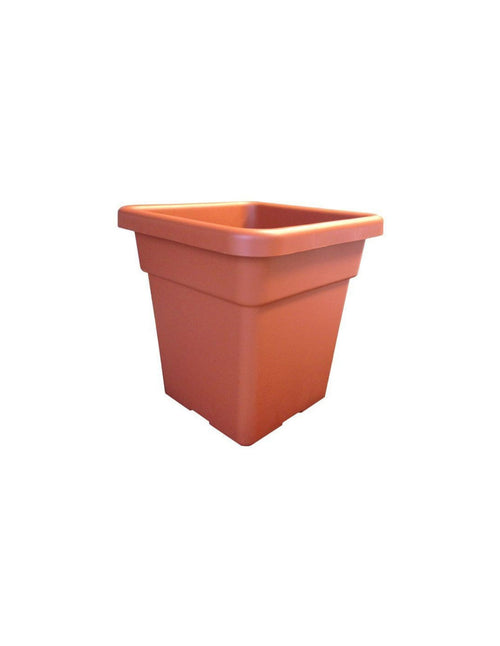 FIORIERA MAXI QUADRATA DA 38 X 38 X 38H CM COLOR TERRACOTTA