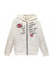 Mek Felpa Bambino full zip con cappuccio Grigio Taglia 12 anni