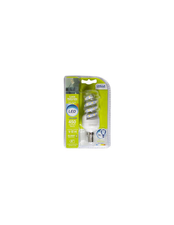 Lampadina Led a SPIRALE LED potenza 5W, 450LM E14 4000k classe A+ OMEGA