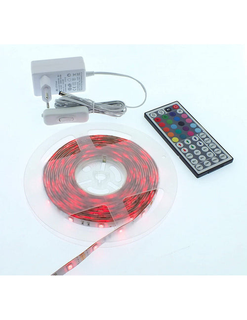 Striscia LED Multicolore Completa 36 W, Bianco, 8 x 5m Prismalux LSK5MT65-RGB