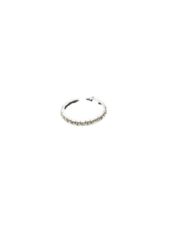 OTTAVIANI BRACCIALE RIGIDO APERTO COLOR ARGENTO STRASS