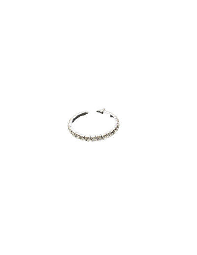 OTTAVIANI BRACCIALE RIGIDO APERTO COLOR ARGENTO STRASS